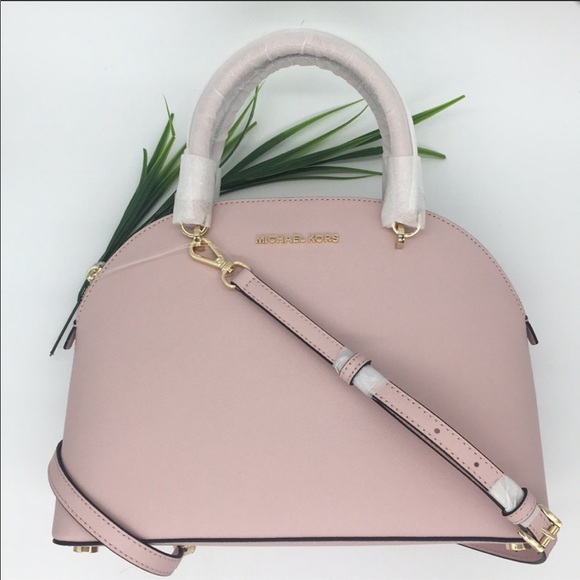 Michael Kors Handbags - Michael Kors EMMY LG DOME SATCHEL BAG BLOSSOM